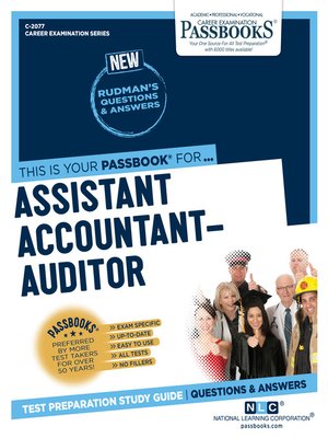 cover image of Assistant Accountant-Auditor